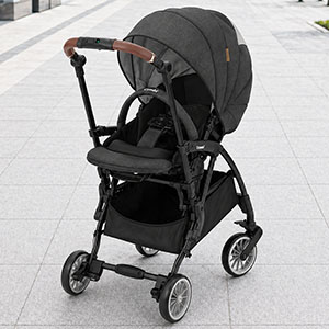 茨城県　A型ベビーカーレンタル　コンビ　スゴカルminimoDM　ブラックい