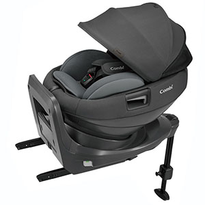 品川区　新生児からのチャイルドシートレンタル　コンビ　THE S ISOFIX エッグショック ZD　グレー