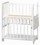 藤沢　ベビーベッドレンタル　どっちでもツーオープン コンパクトHBYホワイト　コンパクトサイズ